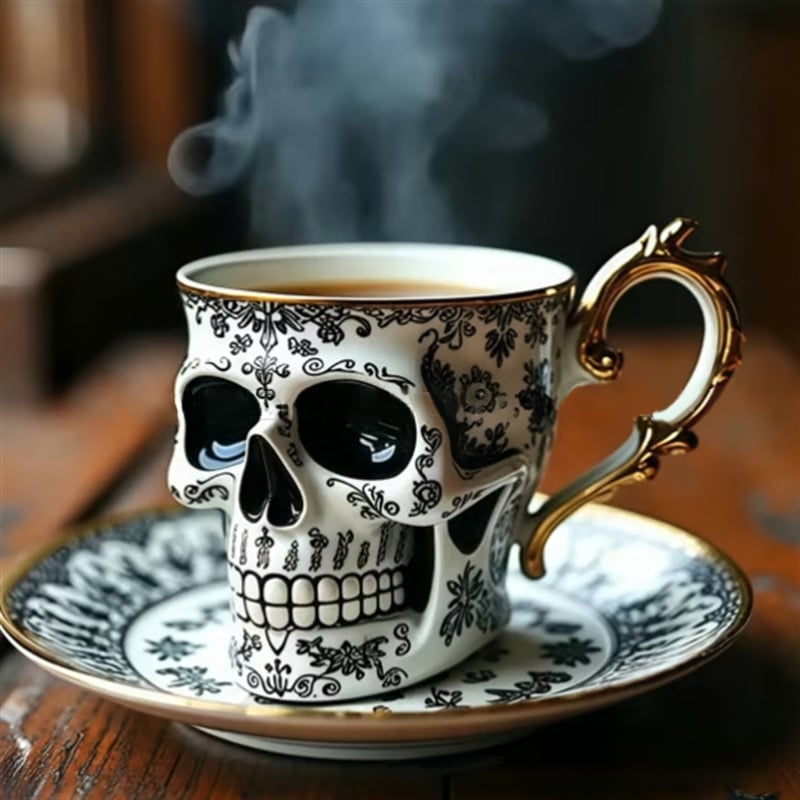 Royal Skull Coffee Cup