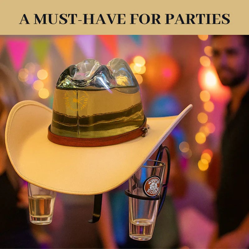 Cowboy Hat Bottle Holder – Refillable Design