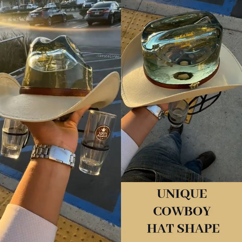 Cowboy Hat Bottle Holder – Refillable Design