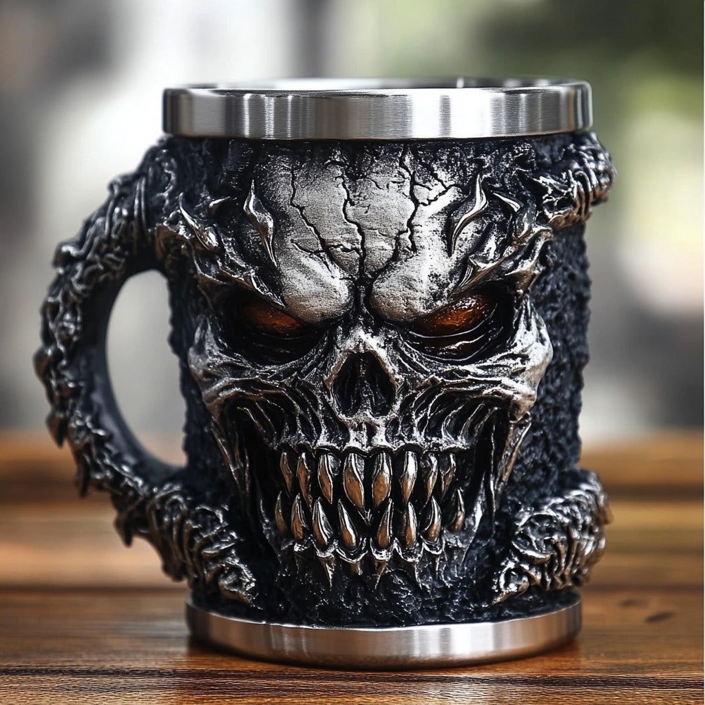 Skull Mug of Darkness – Drink Like a Legend