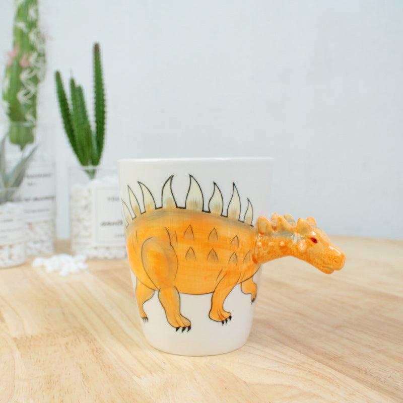 3D Hand-Painted Ceramic Animal Cup