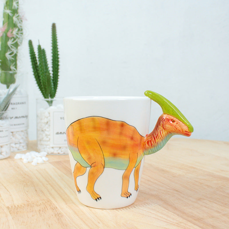 3D Hand-Painted Ceramic Animal Cup