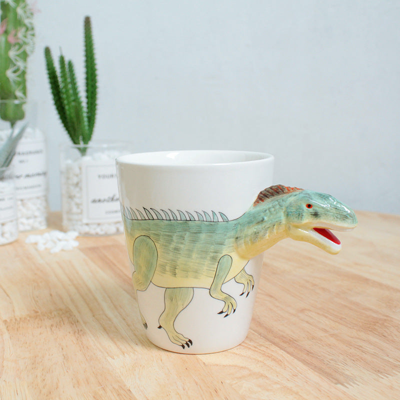 3D Hand-Painted Ceramic Animal Cup