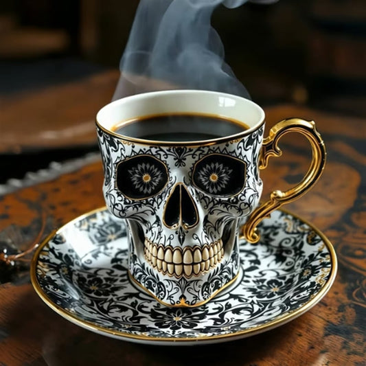 Royal Skull Coffee Cup