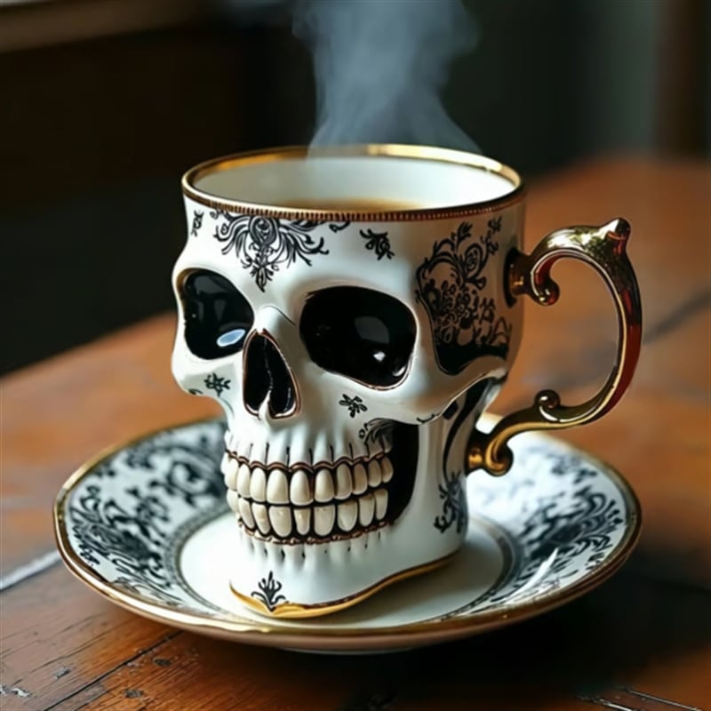 Royal Skull Coffee Cup