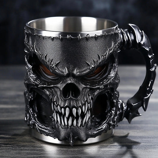 Skull Mug of Darkness – Drink Like a Legend
