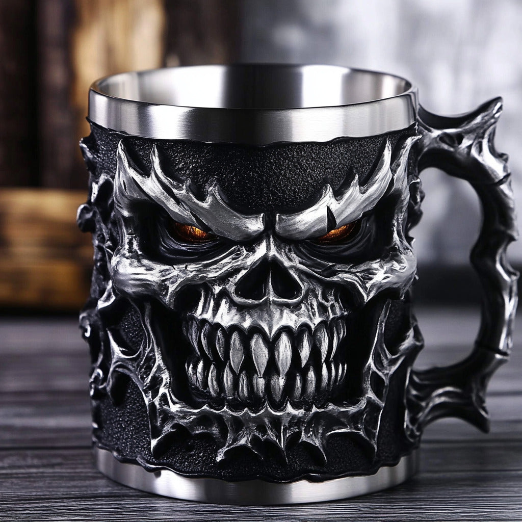 Skull Mug of Darkness – Drink Like a Legend